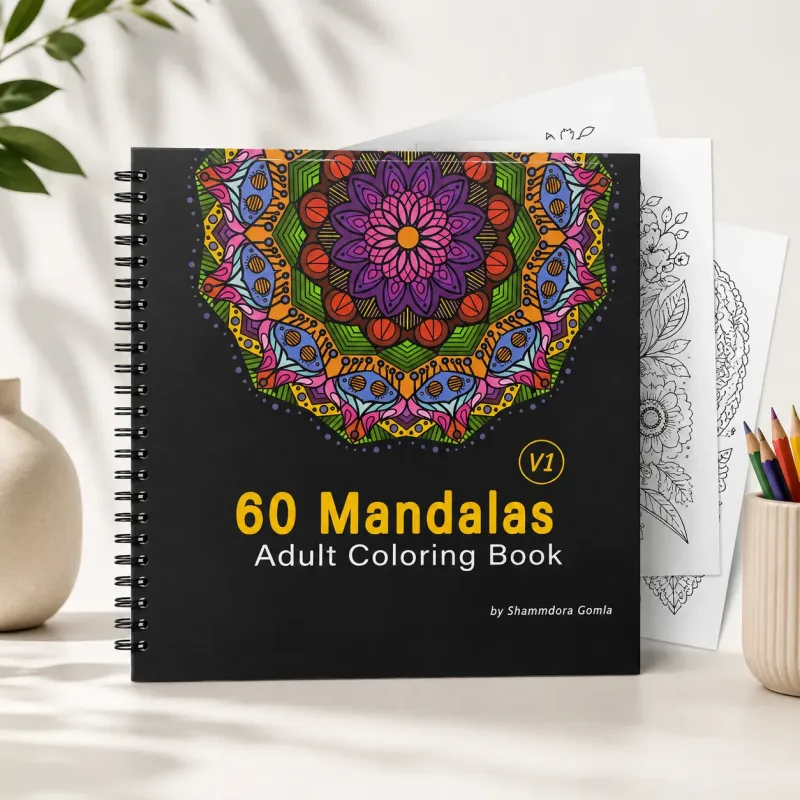 كراسة تلوين مانديلا 60 رسمة – شمندورة